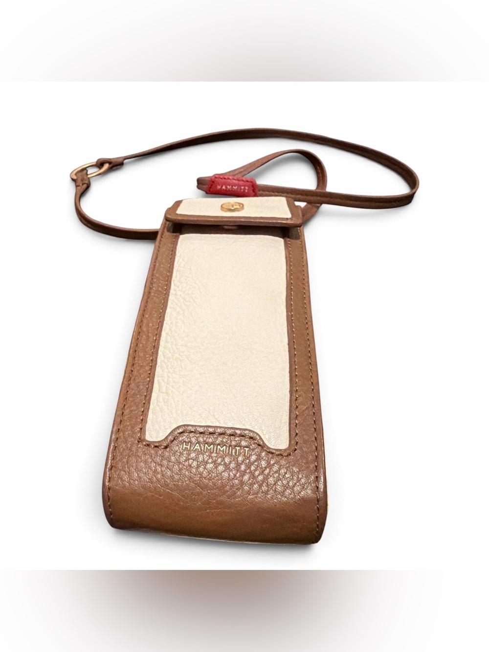 Hammitt Rua Sunglasses Crossbody Limited Release Vanilla / Camel Leather